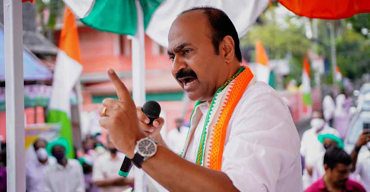 The Chief Minister is playing the obscene drama