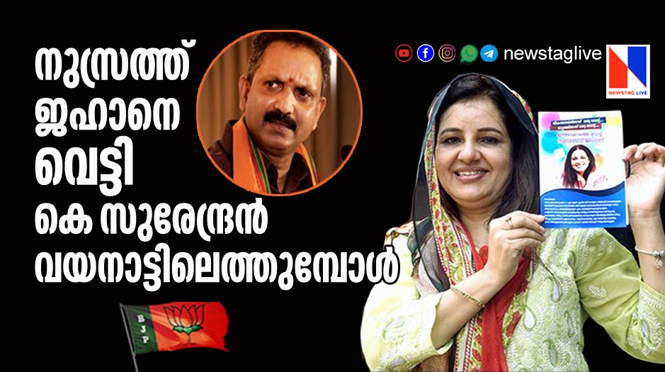 bjp neglect nusrath jahan in wayanad seat by announcing k surendran as candidate