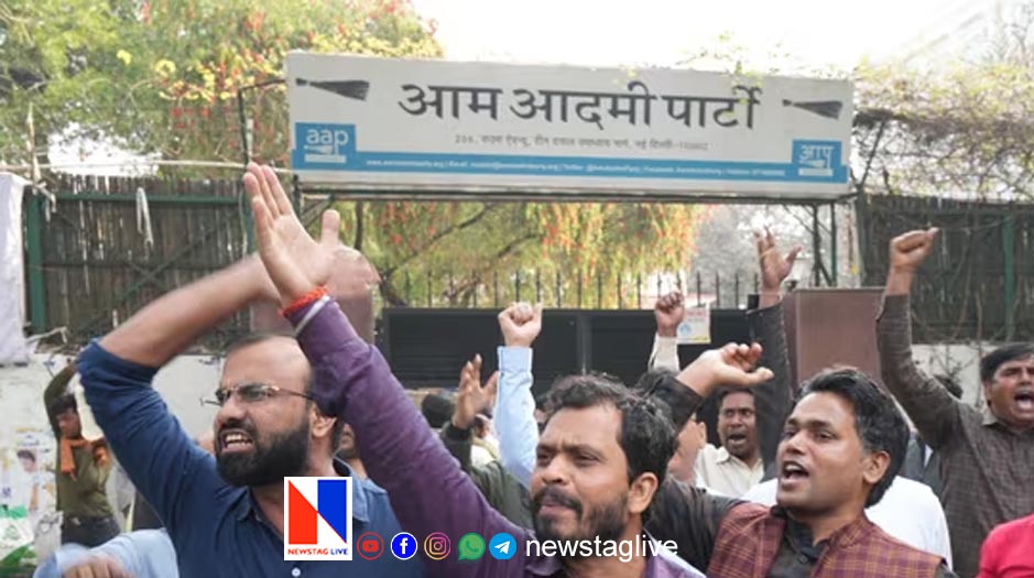 delhi ministers and aap workers detained
