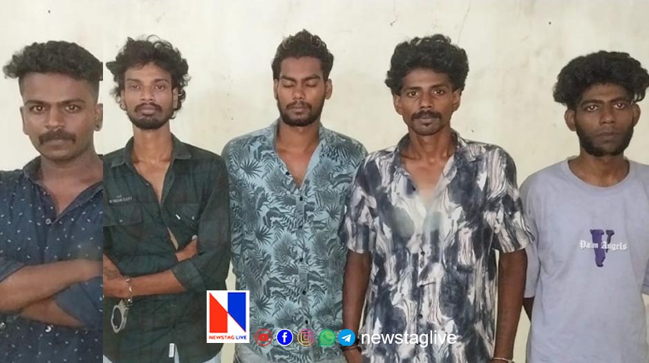 five caught with 4 kilogram ganja