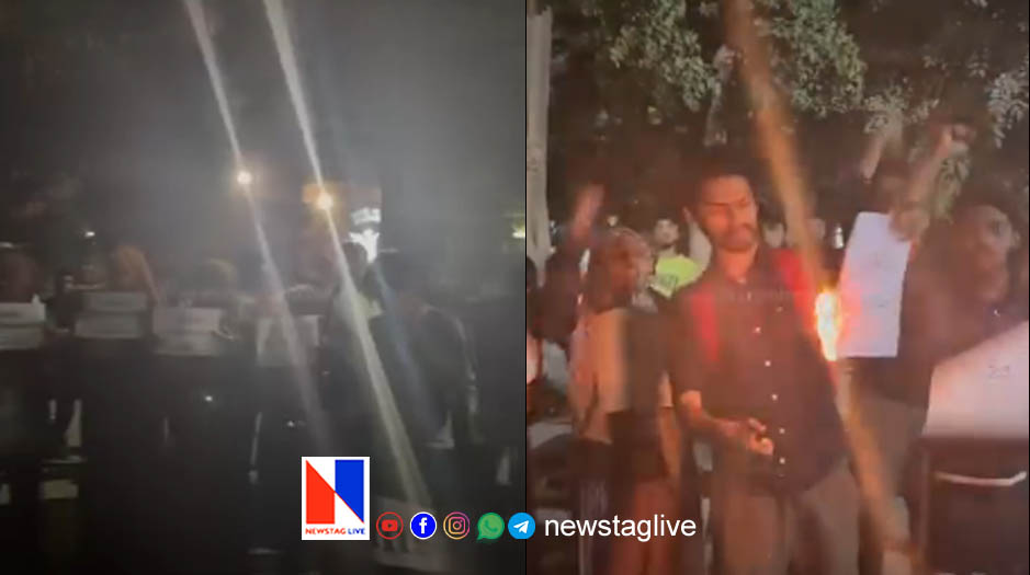 protest erupt in jamia millia over implementation of caa