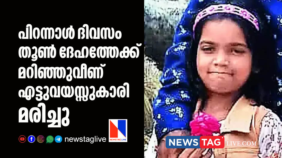 8 year old girl dies on her birthday after pillar falls on her