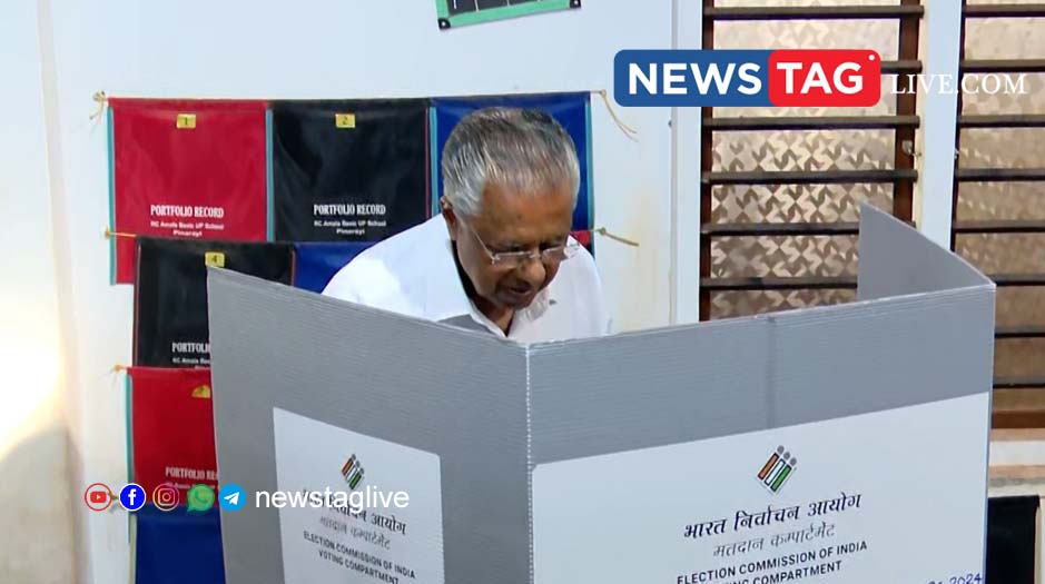 Pinarayi vijayan voting