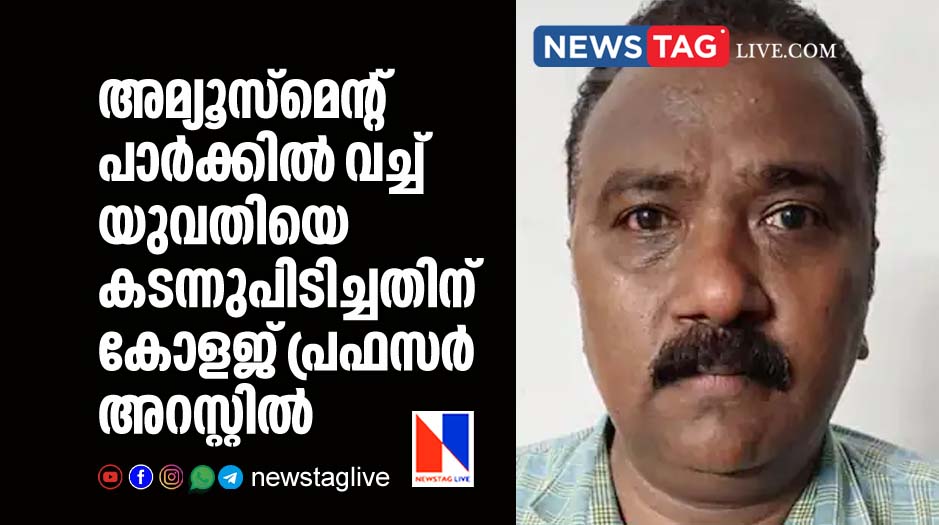 College professor arrested for assaulting young woman at amusement park