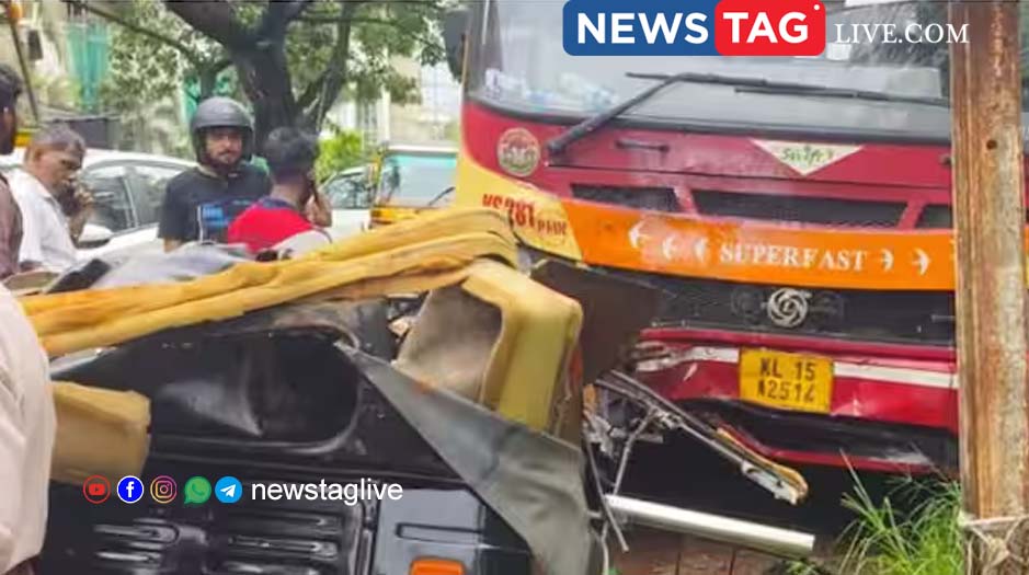 Malappuram KSRTC Auto accident