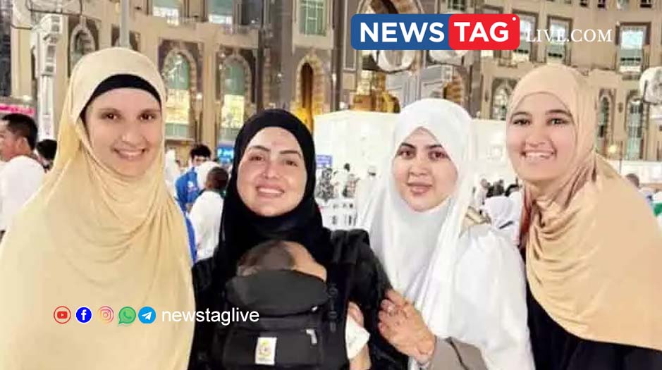 Sania mirza and family returned