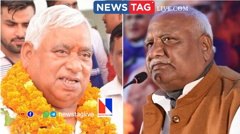 Samajwadi Party's Awadhesh Prasad (left) is against BJP candidate Lallu Singh.