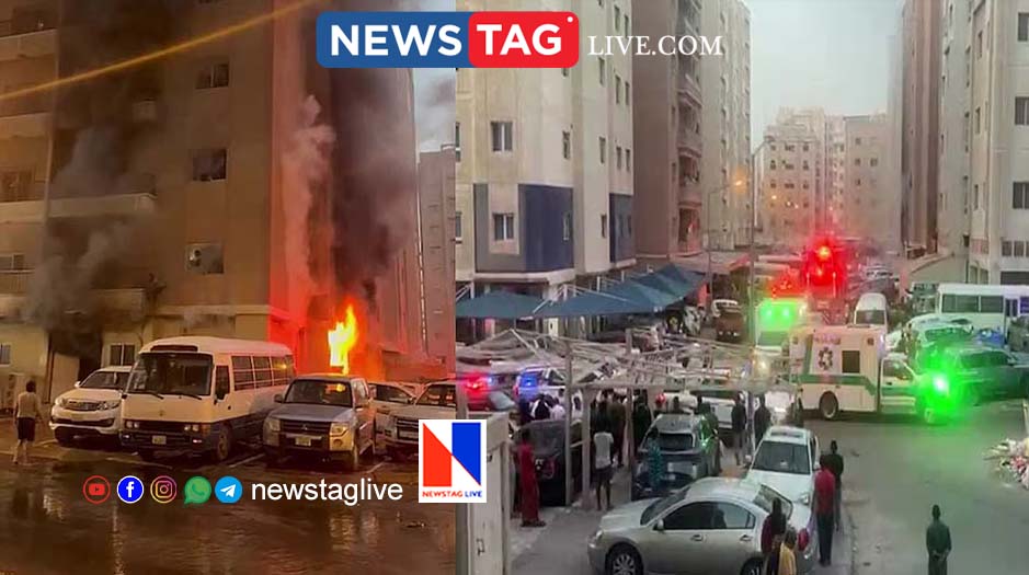 kuwait labour camp fire 40 death