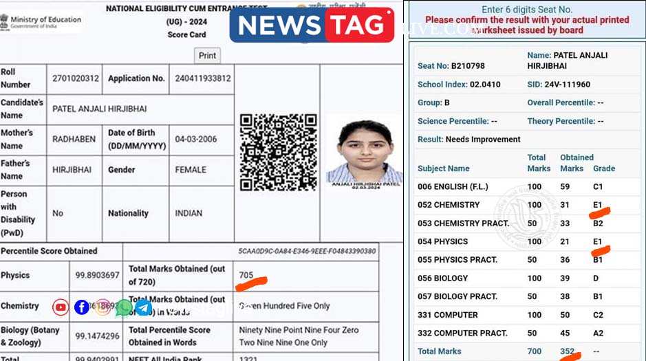 neet student result