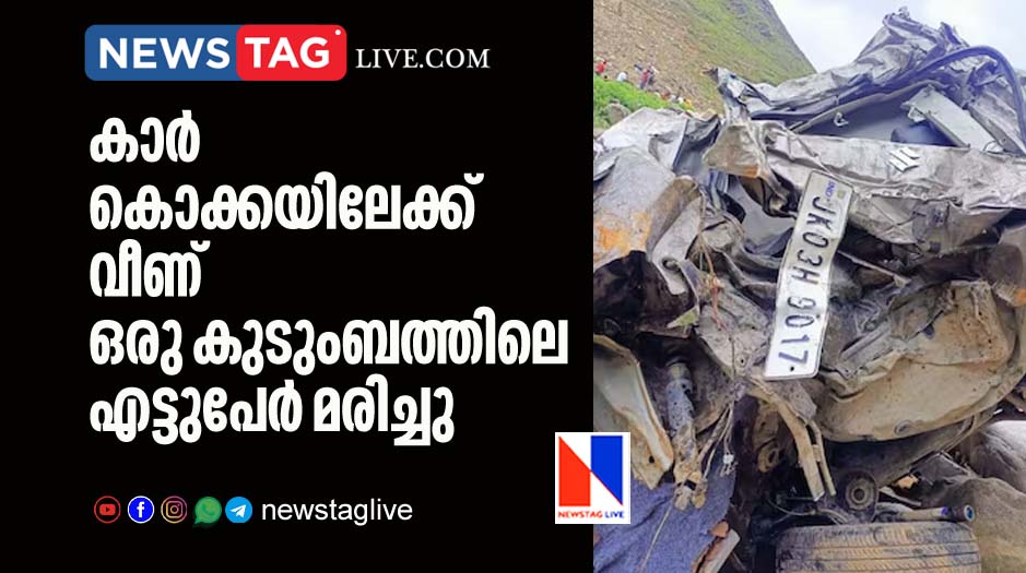 8 from a family dies after car falls into gorge