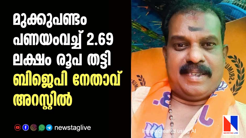 BJP leader arrested