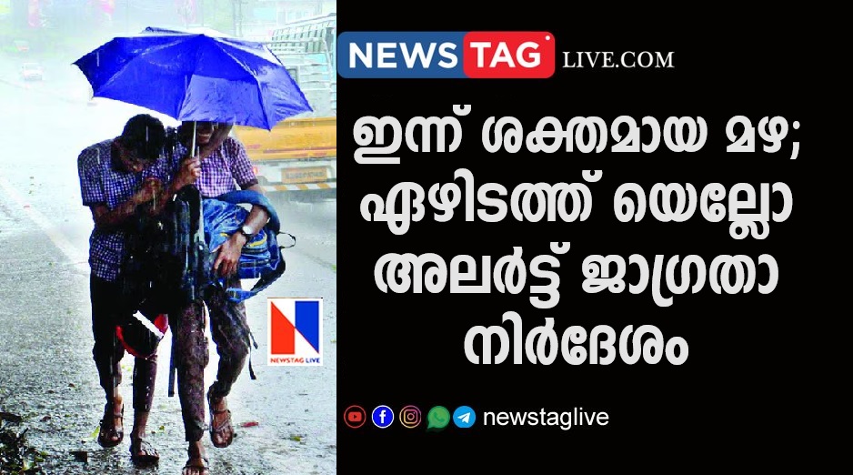Kerala weather updates on jul 25 Rain Alert in Kerala