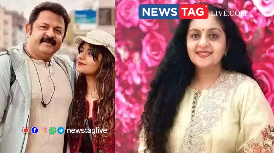 Actor Krishna kumar with wife