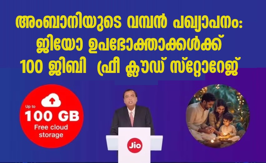 Jio-AI cloud to issue 100 GB free storage