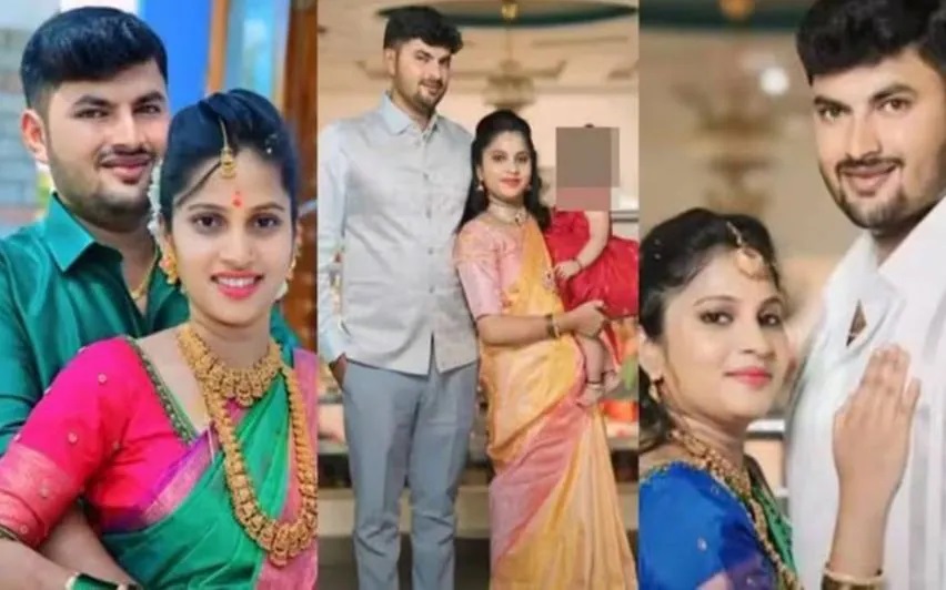 Karnataka woman found hanging at home husband's body found in lake