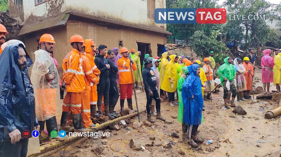 Wayanad Landslide rescue workers