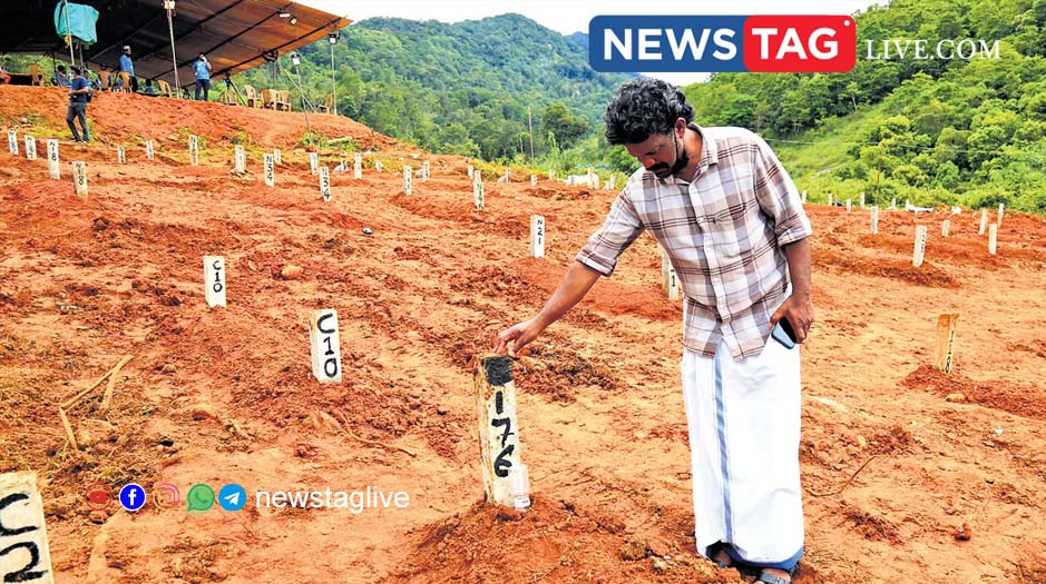 Wayanad landslide mass grave