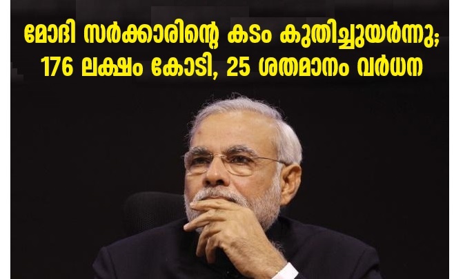 Modi Govt's Debt Soars; 176 lakh crore, an increase of 25 percent