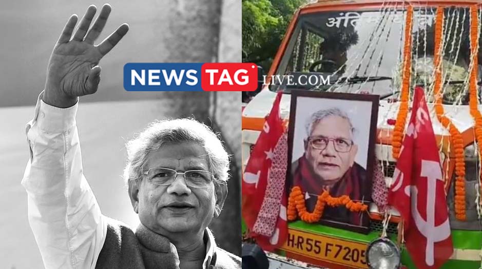 Sitaram Yechurys dead body hand overed to Delhi AIMS
