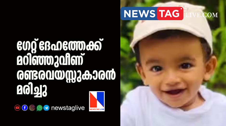 two and half year old boy dies after iron gate falls on him