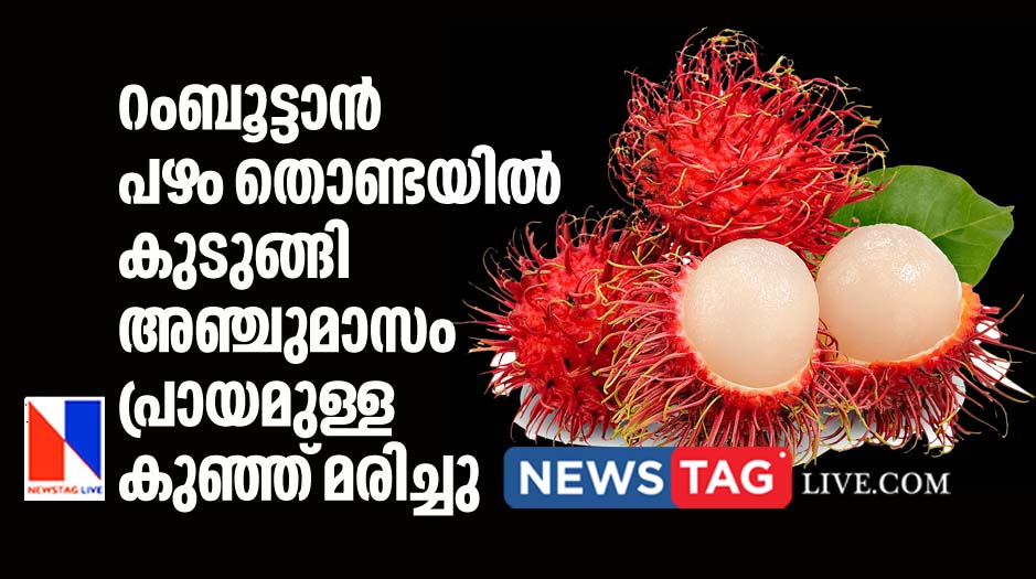 5 month old boy dies after Rambutan fruit stuck in his throat