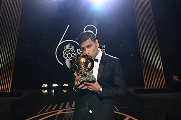 Ballon d'Or 2024 official rankings: Rodri beats Vinicius Jr