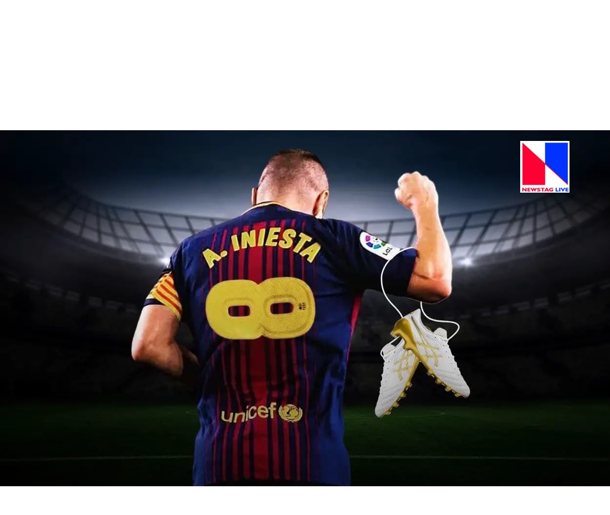 Barcelona And Spain's Legend Iniesta Retires