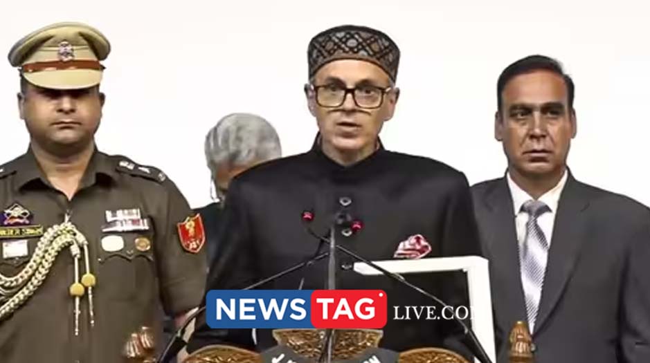 Omar Abdulla sworn in as Jammu Kashmir Chief minister