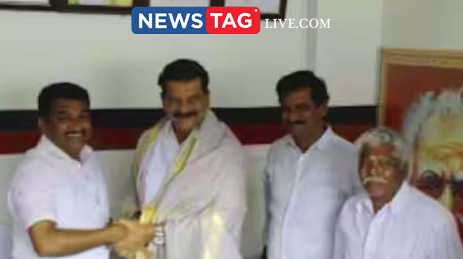 PV Anvar MLA meets DMK leaders at Chennai