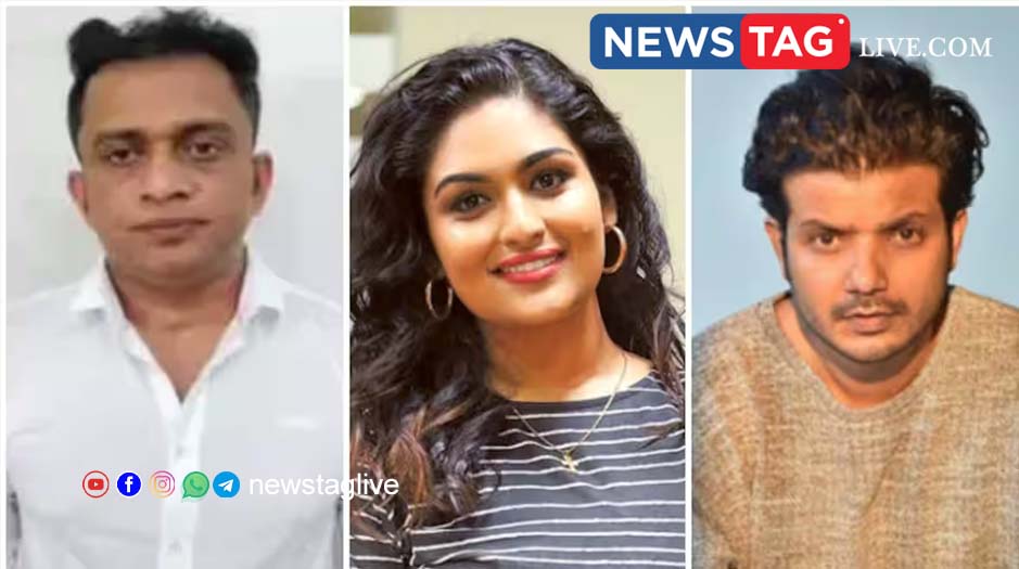 Sreenath Bhasi and Prayaga Martin