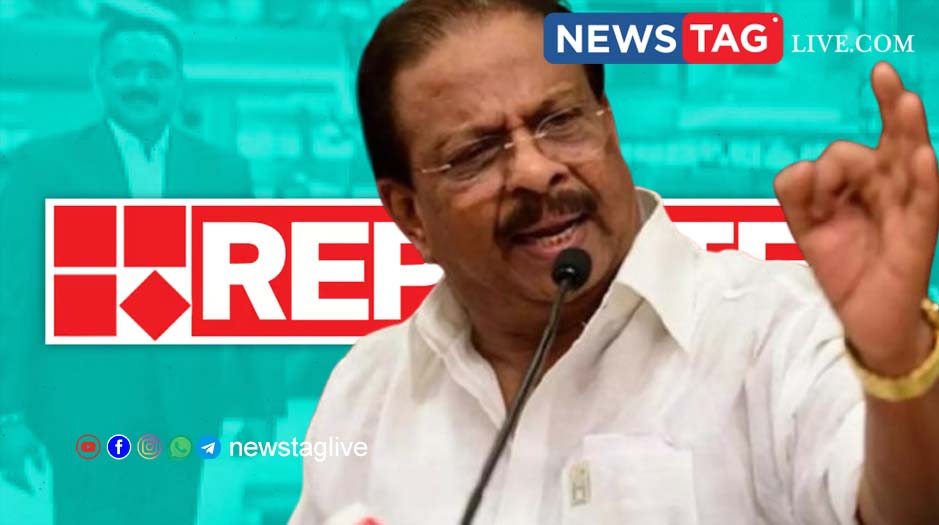 K Sudhakaran against reporter