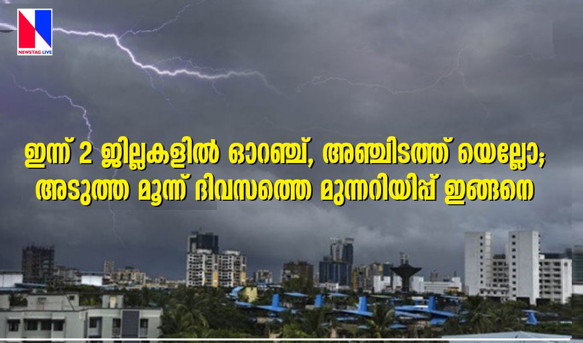 Kerala Rain Alert, Here is the warning for the next three days