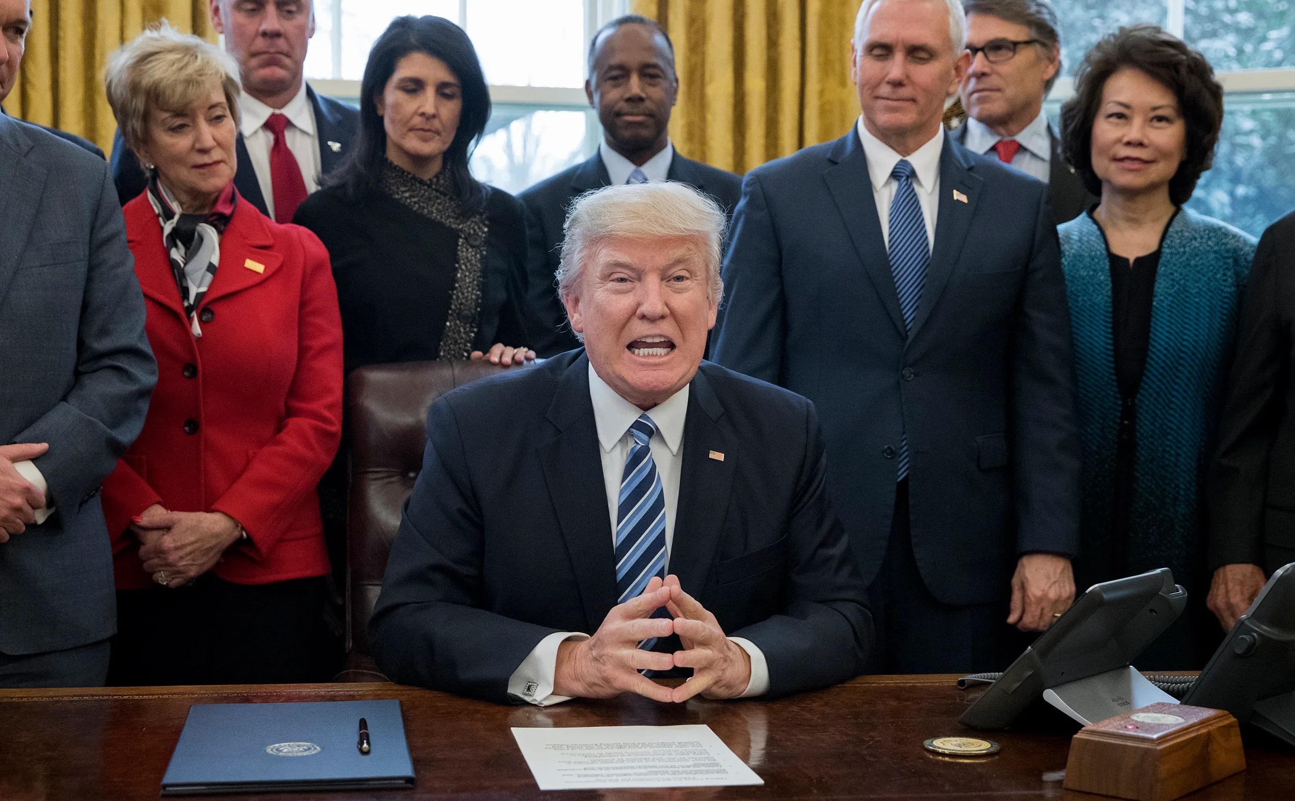 Trump started process of choosing the cabinet