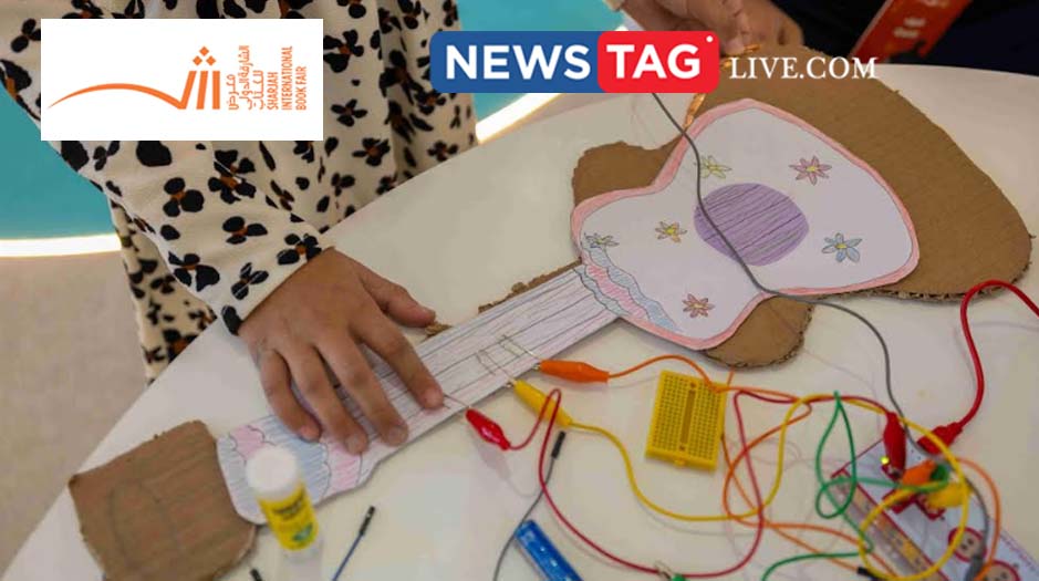 make your own electric guitar workshop fo children in SIBF 2024