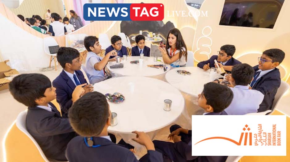 recycle cans into planting pots at 43rd Sharjah International Book Fair