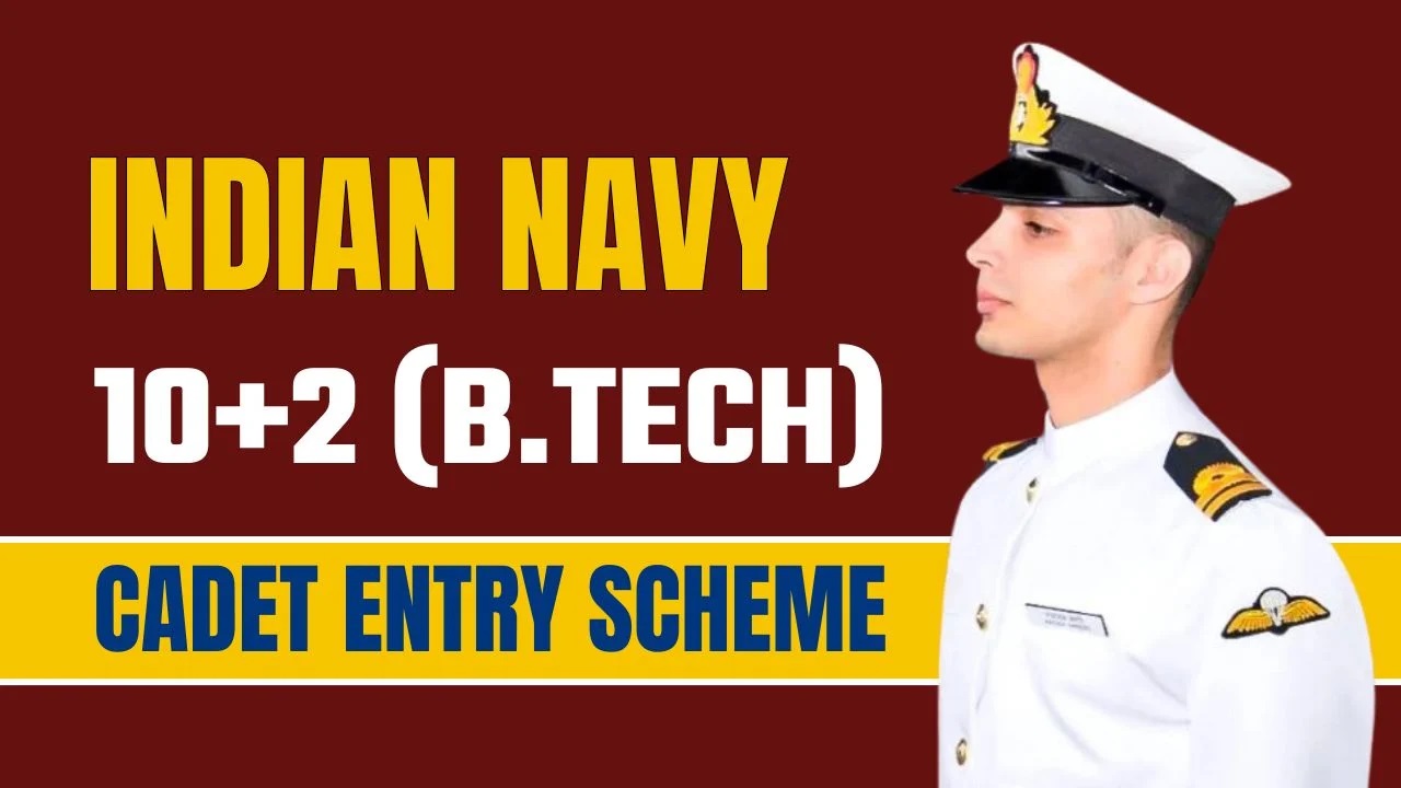 Apply online 10+2 Cadet Etnry Vacancies Indian Navy