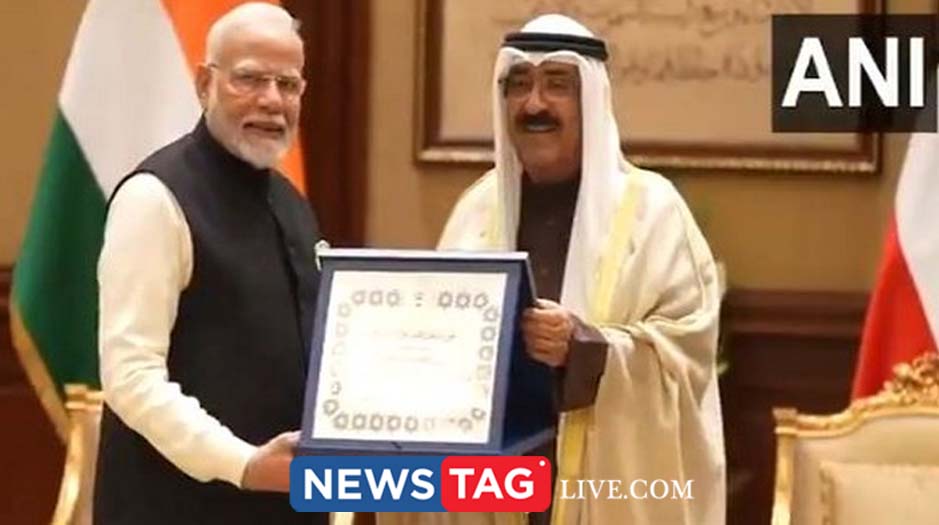 PM Narendra Modi Honoured with Kuwait s Highest Civilian Award