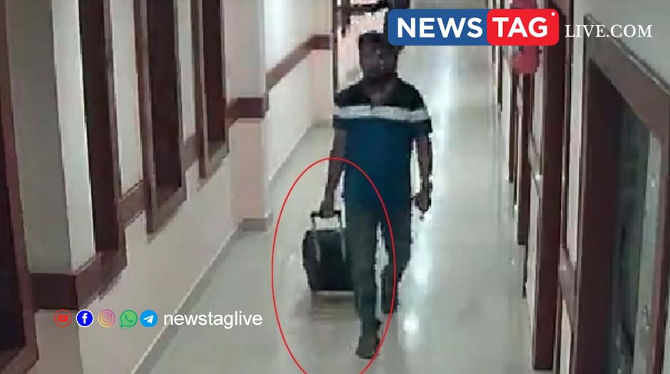 Palakkad blue trolley bag allegation