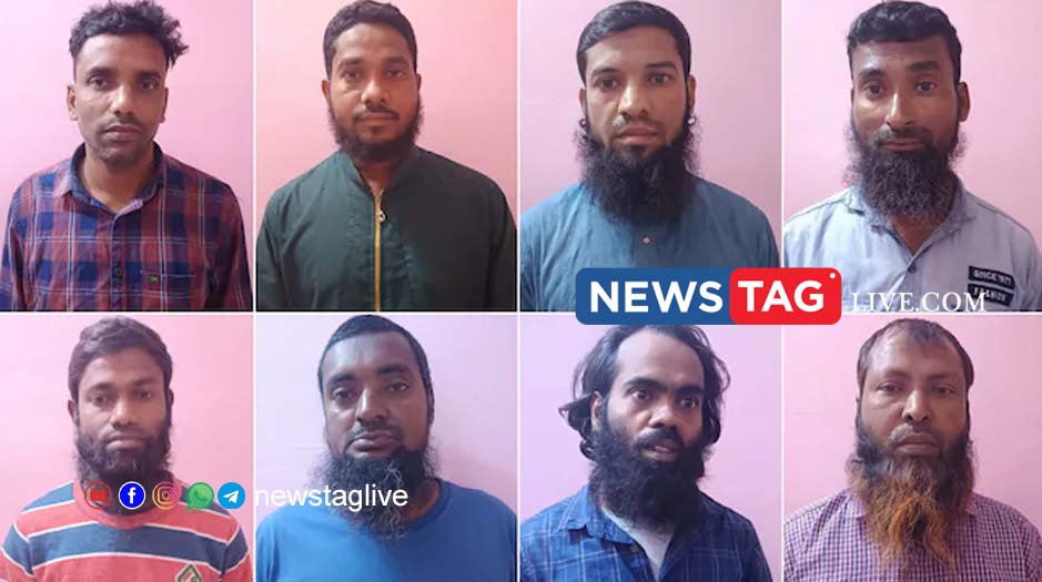 eight arrested by assam police