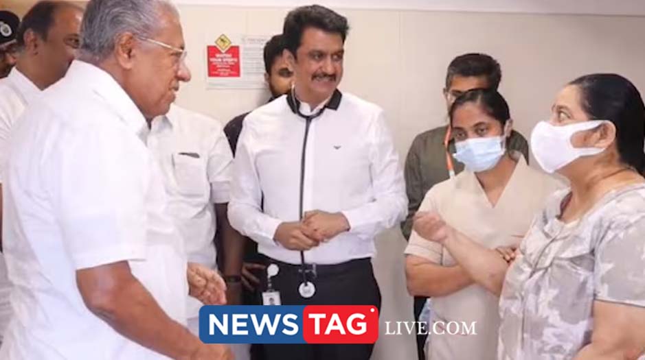 Chief minister visits Uma Thomas MLA in hospital