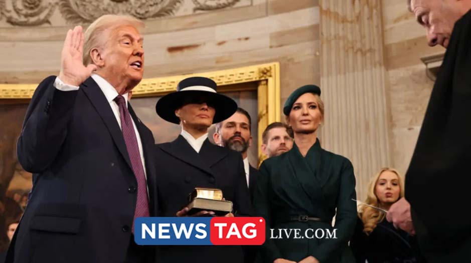 Donald Trump takes oath as US President
