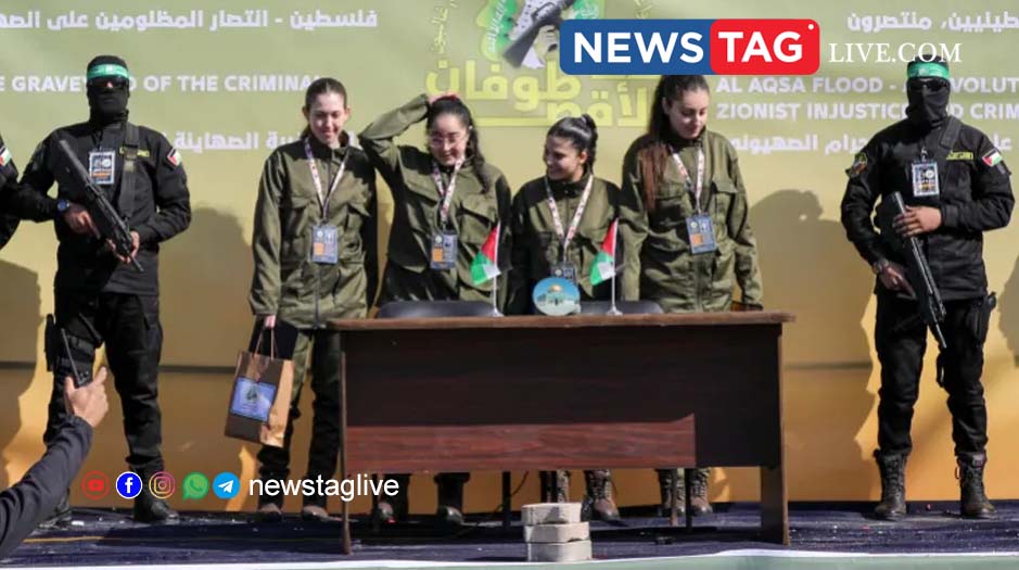 Hamas releases four female Israeli soldiers