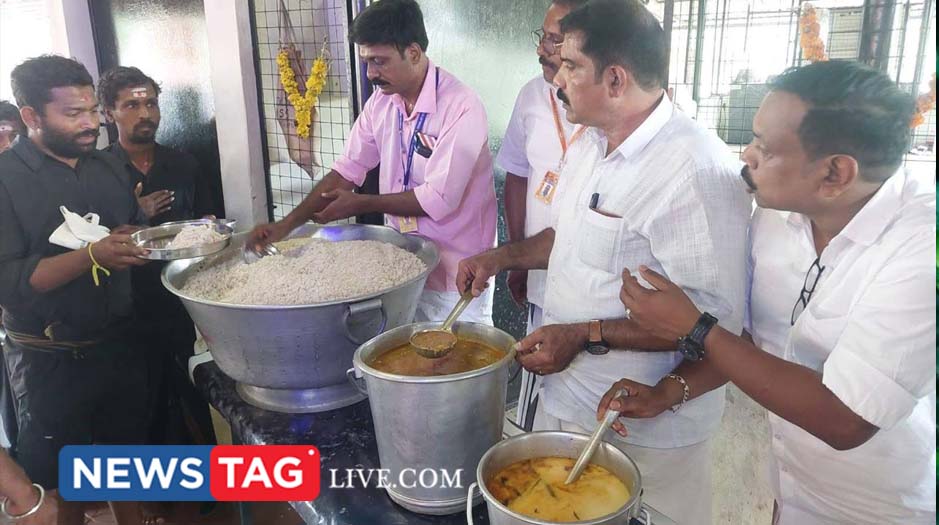 OICC Annadanam at Sabarimala for pilgrims
