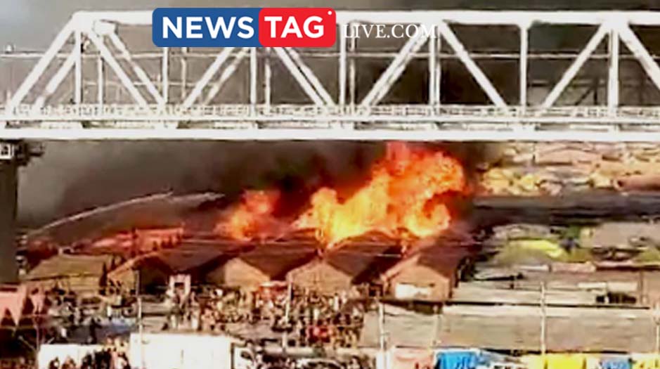 massive fire at Maha Kumbh
