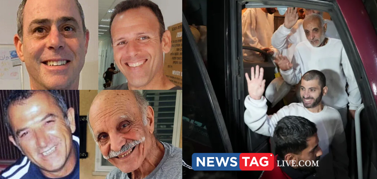 Hamas returns 4 bodies and Israel releases hundreds of Palestinian prisoners