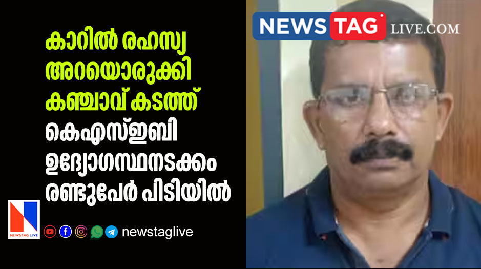 KSEB officer arrested for smuggling Ganja