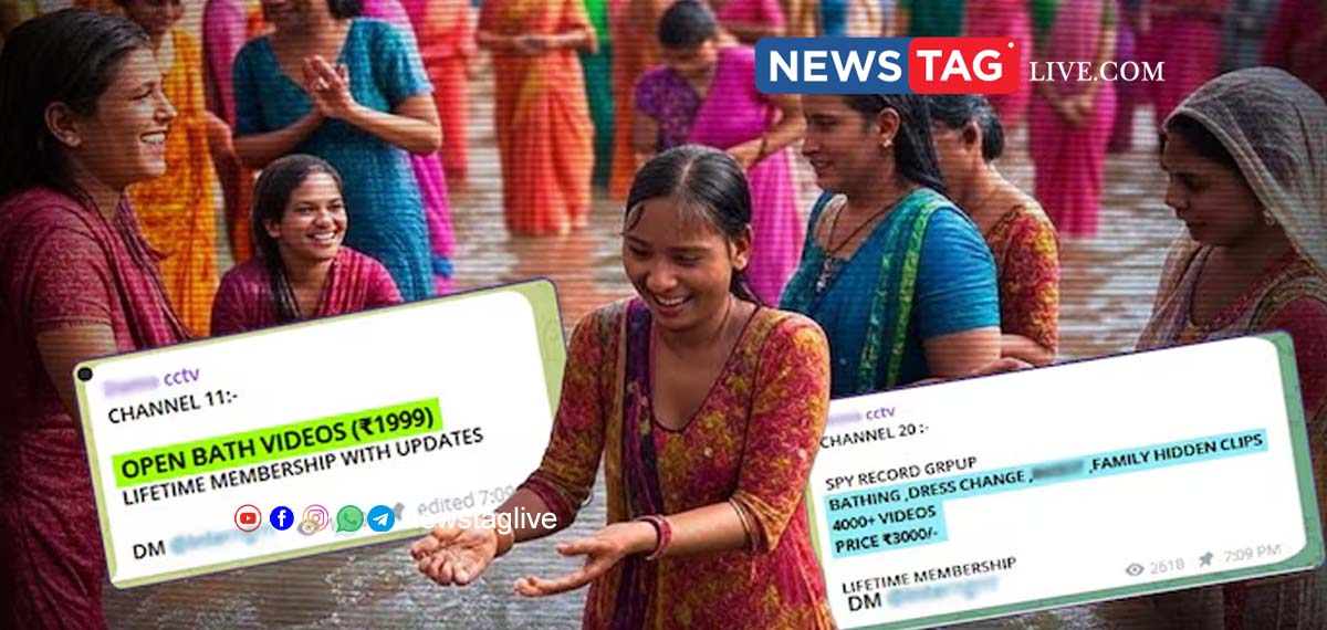 Naked video of women bathing at Kumbh Mela