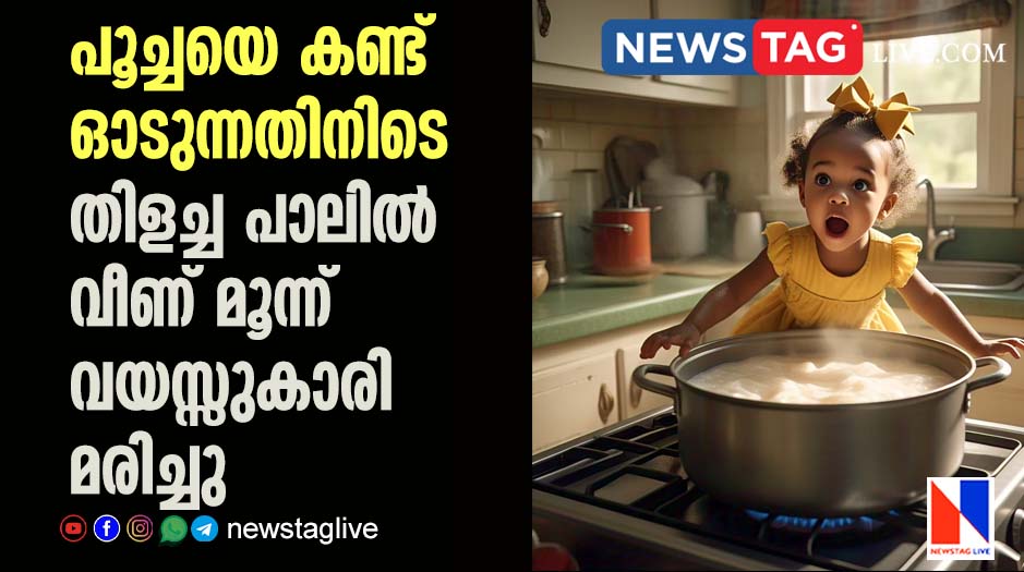 Three-year-old girl dies after falling into boiling milk