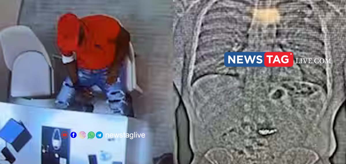 man swallows diamond ear rings