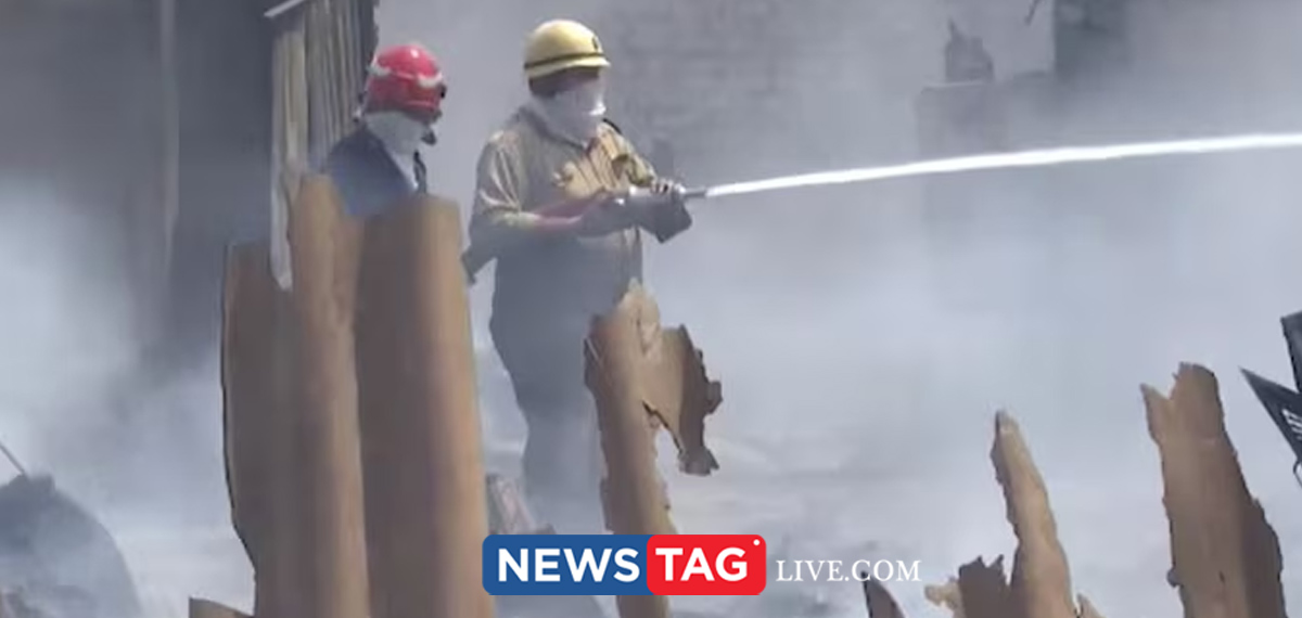Two kids burnt to death in Delhi slum fire